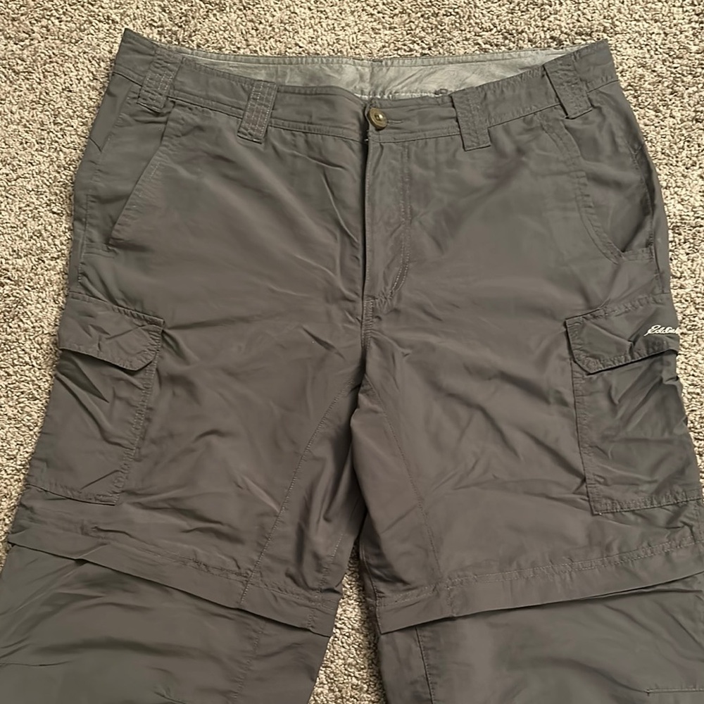 Eddie Bauer dark grey Cargo Pants - Picture 3 of 9